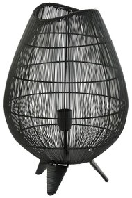 Черна настолна лампа (височина 47 cm) Yumi - Light &amp; Living