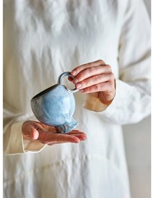 Светлосини глинени чаши в комплект от 4 бр. за капучино 250 ml Avonlea – Bloomingville