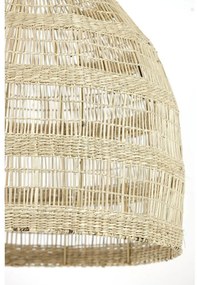 Висящо осветително тяло с абажур от морска трева в естествен цвят ø 50 cm Sagar – Light &amp; Living