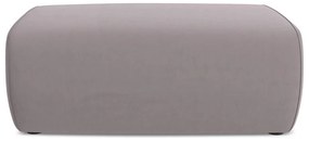 Кадифена табуретка в цвят лавандула Kapua – Makamii