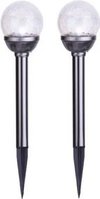 LED потапящи външни осветителни тела в комплект 2 бр. със соларен панел ø 8 cm Balls – Star Trading