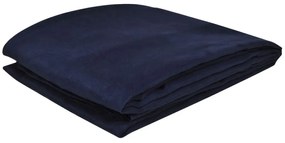 130900 Micro-suede Couch Slipcover Navy Blue 270 x 350 cm