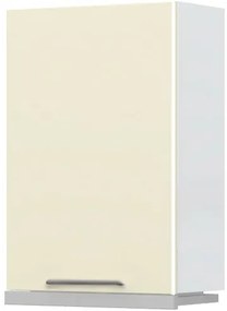 Висящ шкаф Modena A9-60-1KU за кухненски аспиратор sliding-White - Beige