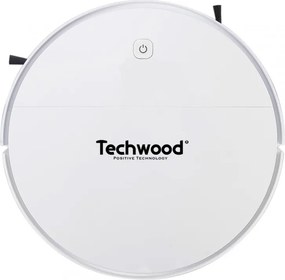 Втора ръка: Прахосмукачка робот 2 в 1 Techwood TAR-2031, 450 Pa, 350 мл, Моп, Автономия 90 мин, Бял