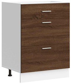 854256 vidaXL Кухненски шкаф, Lyon кафяв дъб, инженерна дървесина