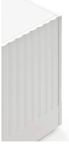 Бял скрин с чекмеджета , ширина 200 cm Doric - Teulat