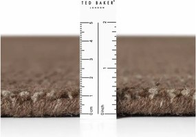 Кафяв ръчно изработен вълнен кръгъл килим ø 160 cm Greenwich – Ted Baker