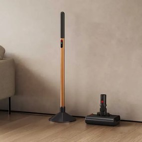 Уред за мокро почистване Dyson PencilWash WR04 637239-01, 300/340 мл, 30 мин, 100 м2, 2 режима, Самозадвижване, 170° наклон, LED, Черен/златист
