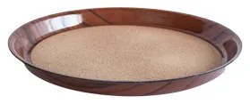 Kulsan - Табла с корково покритие кръгла дълбока кафява 36x36x3см (36C)