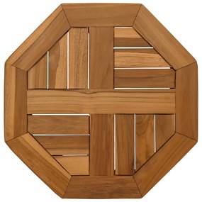 366662 vidaXL Плот за маса 40x40x2,5 см осмоъгълен масивен бук