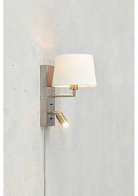 LED лампа за стена в бяло-сребристо (дължина 28,5 cm) Como - Markslöjd