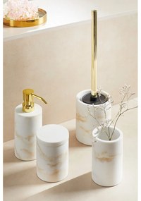 Бял комплект аксесоари за баня от полиресин Odos – Wenko