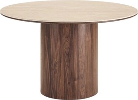 Кръгла трапезна маса с керамичен плот ø 120 cm Delphi – House Nordic