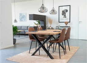 Трапезна маса с плот от масивен дъб , 140 x 95 cm Toulon - House Nordic