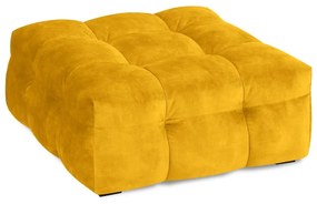 Жълт кадифен пуф Vesta - Windsor &amp; Co Sofas