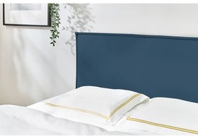 Синьо тапицирано двойно легло с решетка 160x200 cm Sary - Bobochic Paris