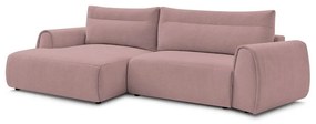 Светлорозов ъглов диван Aden – Bobochic Paris