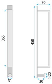 Закачалка за баня Black