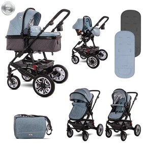 Комбинирана детска количка LORA SET LORELLI - SKY Blue