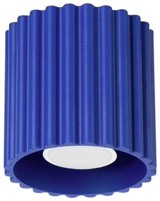 Sollux SL.1809 - Точково осветително тяло AURA 1xGU10/10W/230V 10 см синьо