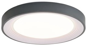 Модерна таванна лампа сива с бяло 48 см вкл. LED димируем RGB - Kanton