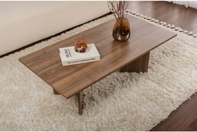 Тъмнокафява масичка за кафе от декор от орех 60x119 cm Sabin – Kalune Design