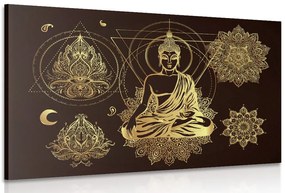 Картина на платно – Златен Буда