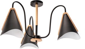 Плафон с 3 рамена Scandinavian Black APP605-3C