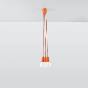 Оранжево висящо осветително тяло ø 15 cm Rene – Nice Lamps
