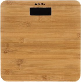 Персонални везни Ruhhy 22522, Дигитални везни до 180кг, Цифров дисплей, Кантари за хора с висока точност, бамбук