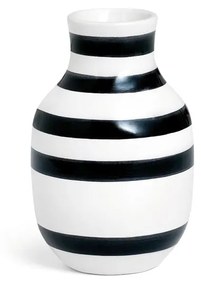 Ваза от черно-бял фаянс, височина 12,5 cm Omaggio - Kähler Design
