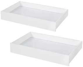 Бели кутии за съхранение на детско легло 2 бр. – Roba