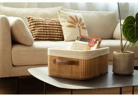 Кафява бамбукова кошница за съхранение Carossa - Compactor