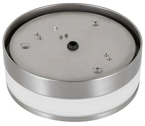 Модерна външна таванна лампа стомана 23 см IP44 - Flavi