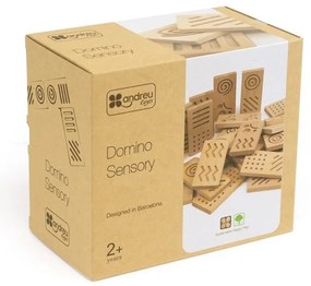 Andreu toys - Дървено сензорно домино, Гигант