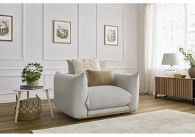 Светлосиво кресло Ernest – Bobochic Paris