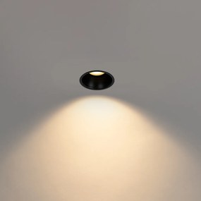 Смарт вграден спот черен IP44 с Wifi GU10 50mm - Dept