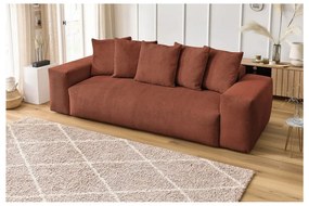 Диван от рипсено кадифе в тухлен цвят 280 cm Voltaire – Bobochic Paris