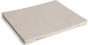 Бежова текстилна кутия за съхранение с капак 46x56x16 cm Soft Storage Low – Bigso