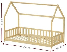 Детско легло Davie-Сонома-90x200