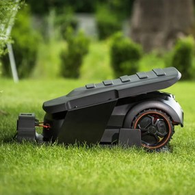 Разопакован: Косачка-робот NAC RLM1500G2-NG, 1500M2, 28V, Li-Ion 4.0Ah, Черен/оранжев