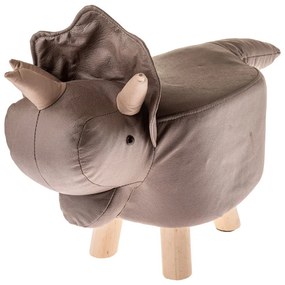 Сиво-бежова детска табуретка Rhino – Dakls