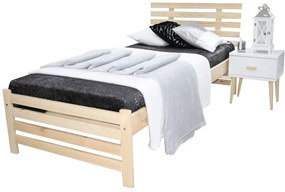 Легло RITA + решетка, 90x200, borovice