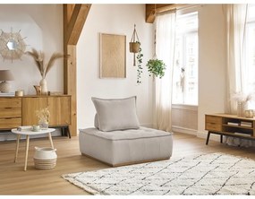 Бежово шенилово кресло Elisa – Bobochic Paris