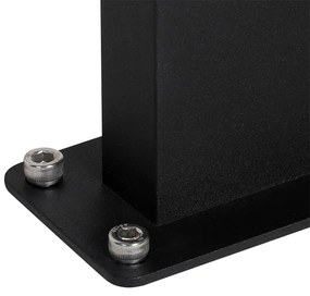 Индустриална външна подова лампа черна IP44 - Femke