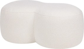 Бежова табуретка от прежда с примки от букле Umbo – noo.ma