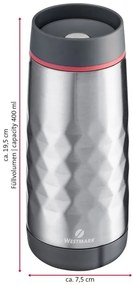 Светлосива термочаша 400 ml Viva - Westmark