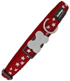 Кучешки Нашийник Red Dingo Звезда Звезди (2,5 x 41-63 cm)