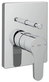 Square вграден смесител за вана-душ A5A0C6AC0K, хром