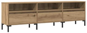 857190 vidaXL ТВ шкаф Artisan Oak 150x30x44,5 cm Инженерна дървесина